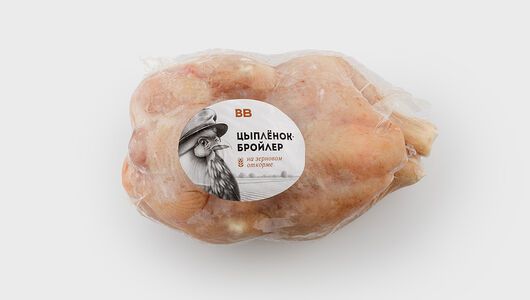 Тушка ц/б на зерновом откорме, замороженная