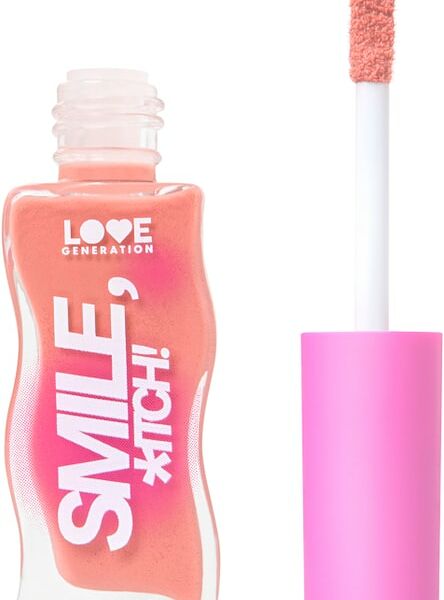 Блеск для губ Love Generation Smile *itch! сияющий Прозрачный с мерцающими блестками Тон 07