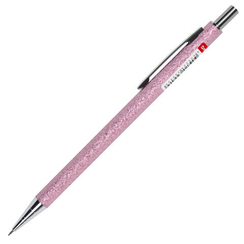 

Карандаш механический BRAUBERG Rose pink, HB, 0,5мм, Арт. 181979