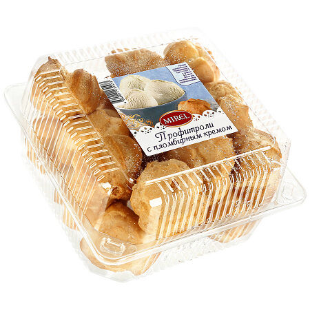Пирожные Mirel Профитроли с пломбирным кремом