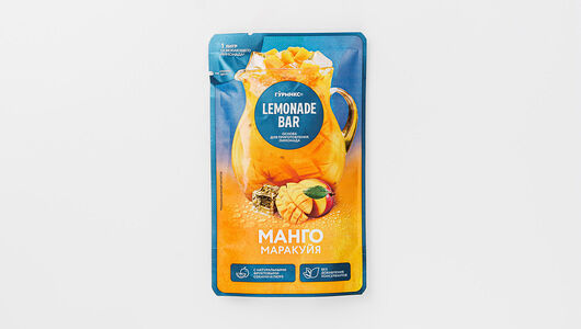 Основа для приготовления лимонада Гурмикс манго-маракуйя