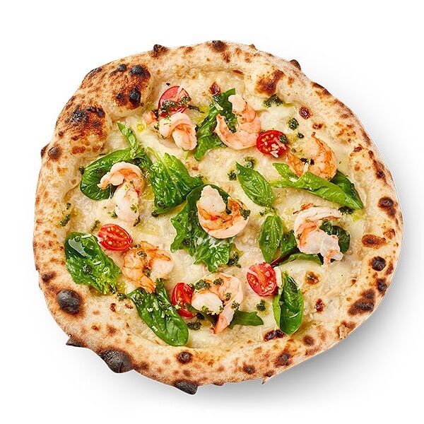 Пицца Креветки шпинат