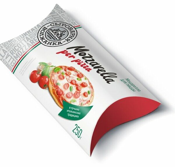 Сыр для пиццы мягкий Моцарелла Сыроварня Волжанка 45%