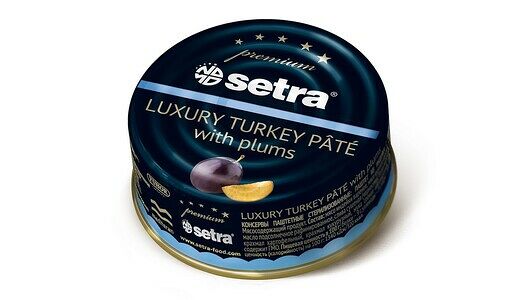 Паштет Setra из индейки с черносливом, 100г