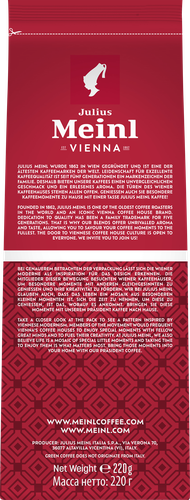 

Кофе молотый Julius Meinl Prasident натуральный жареный 220 г