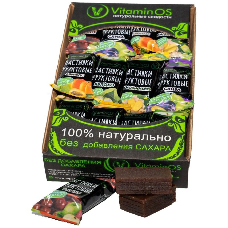 

Пастила фруктовая Vitaminos Ассорти 400 г
