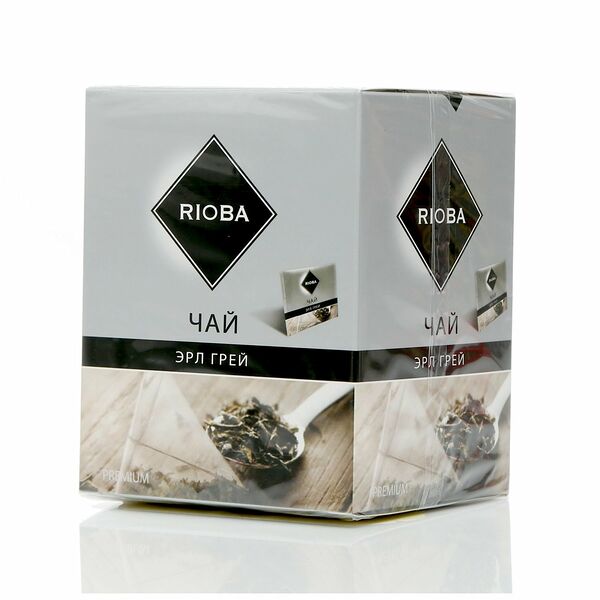 Чай черный байховый ТМ Rioba (Риоба) Эрл Грей, 20 пакетиков