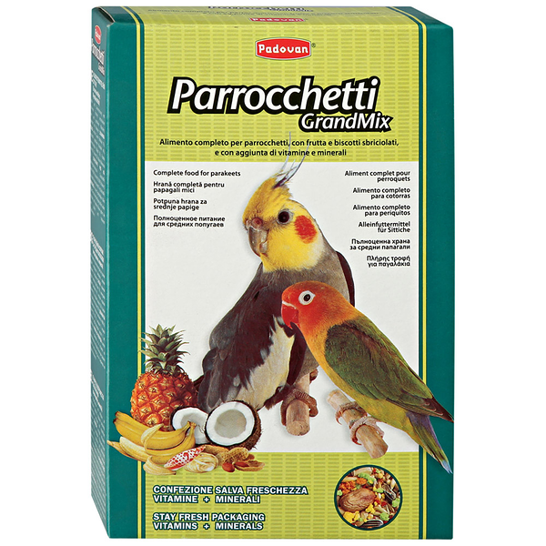 Корм для средних попугаев ПАДОВАН Grandmix Parrocchetti
