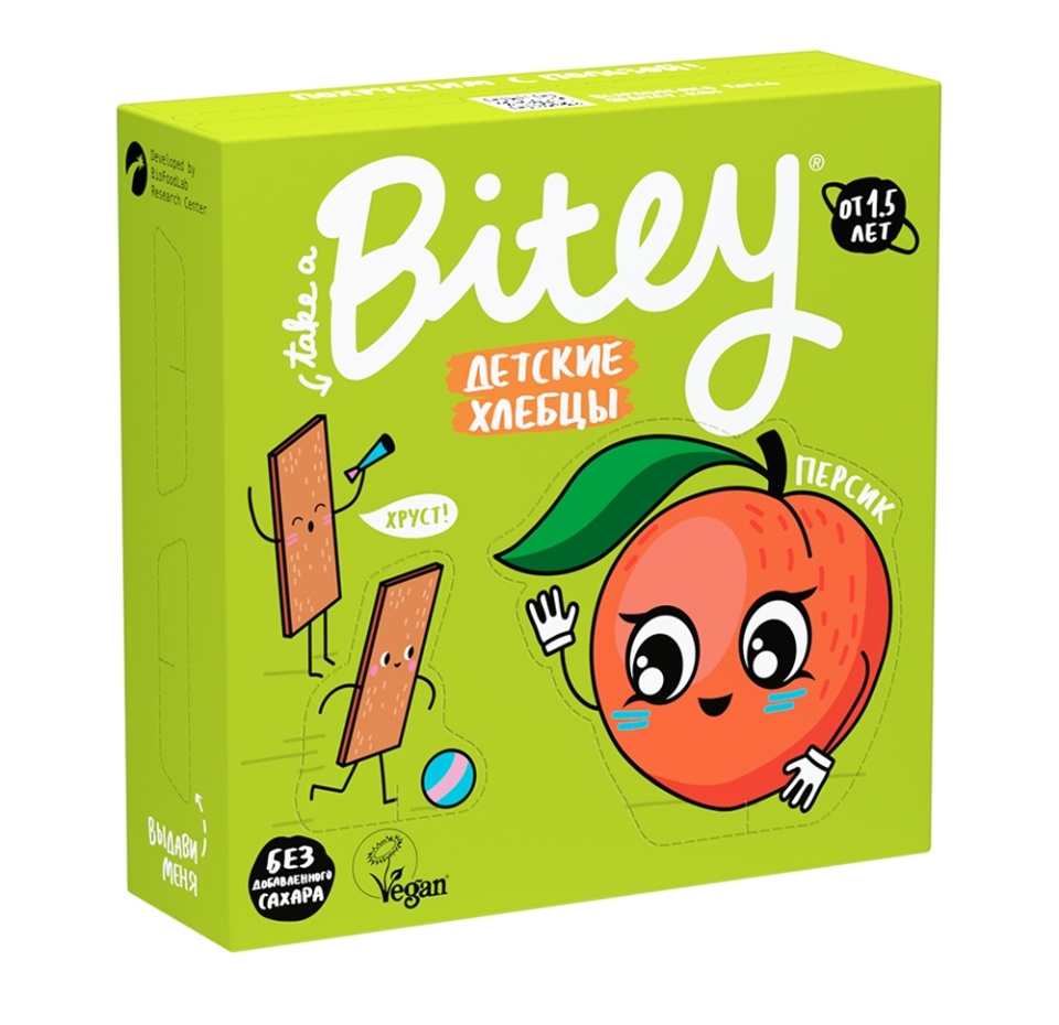 

Хлебцы кукурузно-рисовые Take a Bitey персик-морковь от 1,5 лет, 40 г