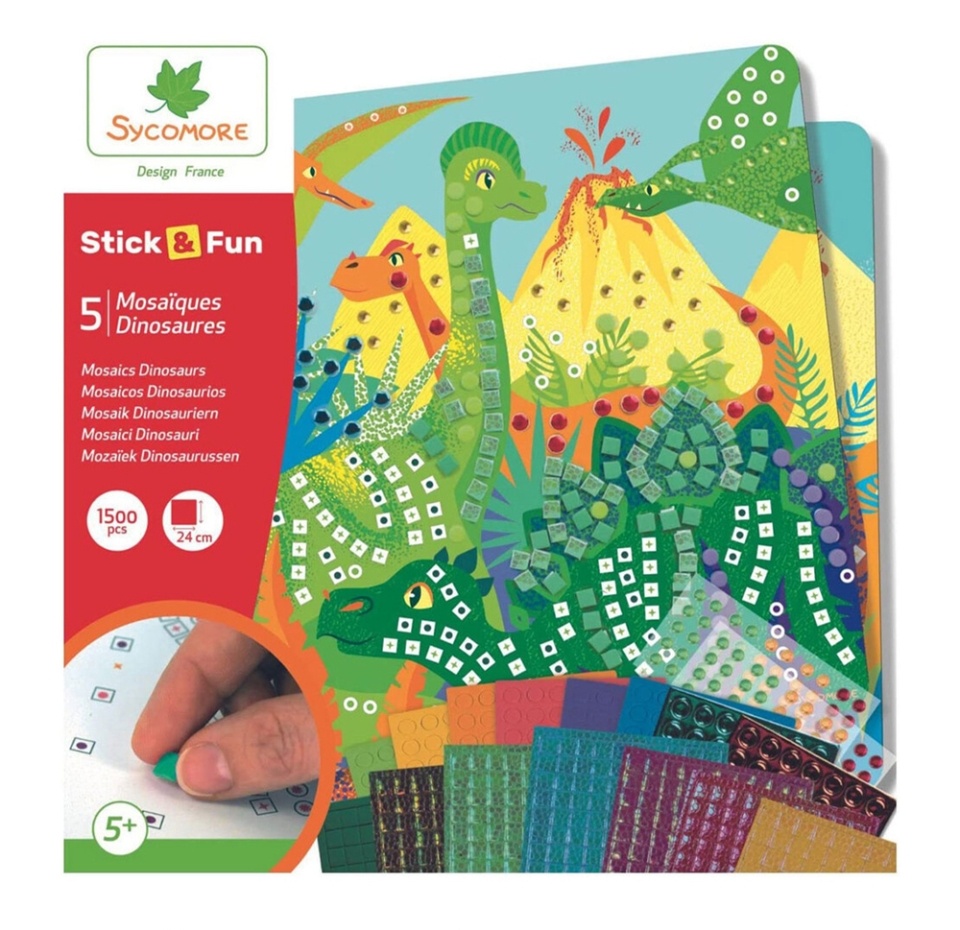 

Набор для декорирования Sycomore Stick&Fun Динозавры 5+, Франция