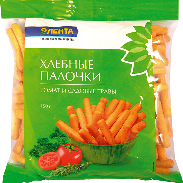 Палочки хлебные ЛЕНТА Томат и садовые травы