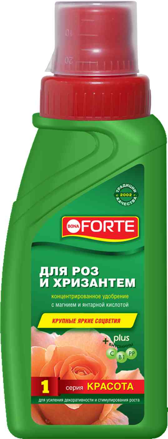 

Удобрение Bona Forte для роз и хризантем концентрированное жидкое 285 мл