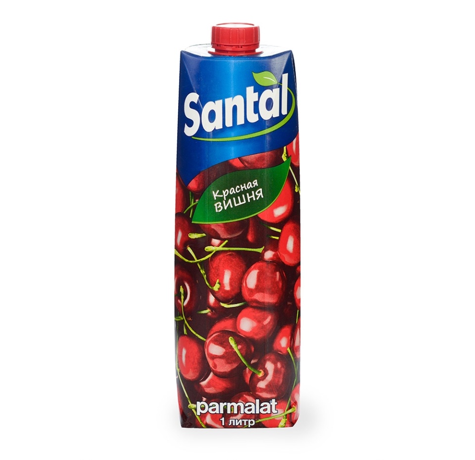 

Напиток сокосодержащий Santal Вишня 1 л