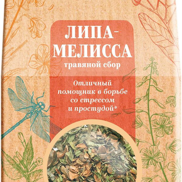 Травяной сбор липа-мелисса Магнит Образ жизни 75 г