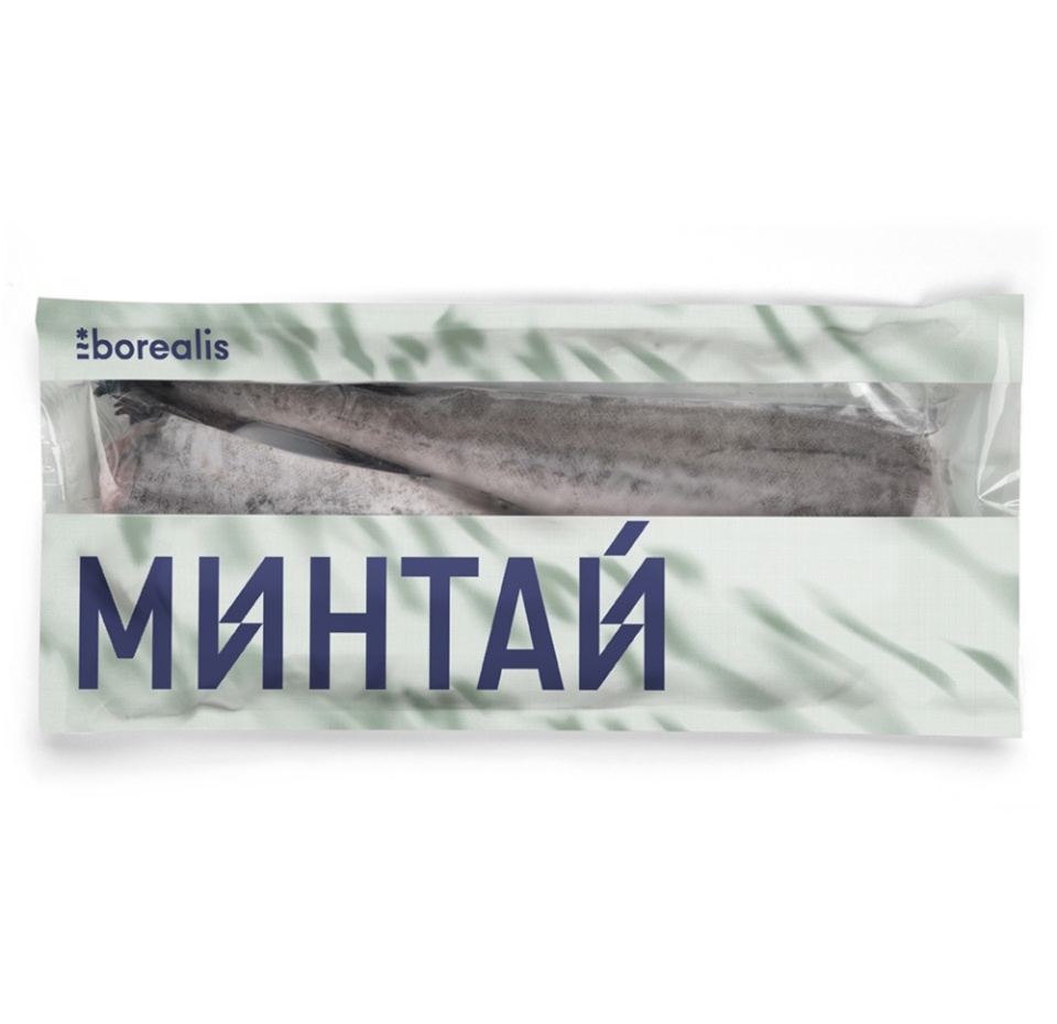 

Минтай Borealis тушка без головы свежемороженая 750 г
