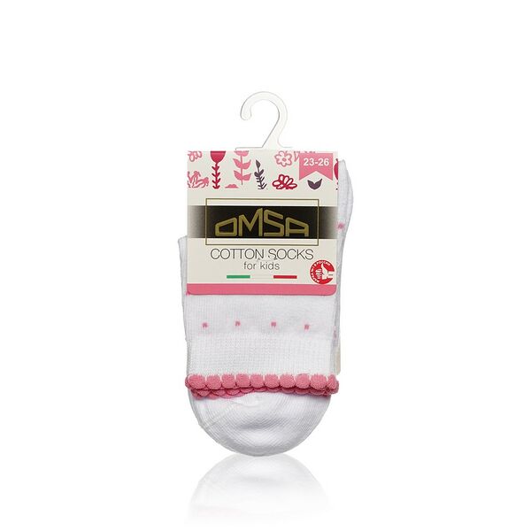 Детские носки в горошек Omsa Kids Bianco р.23-26