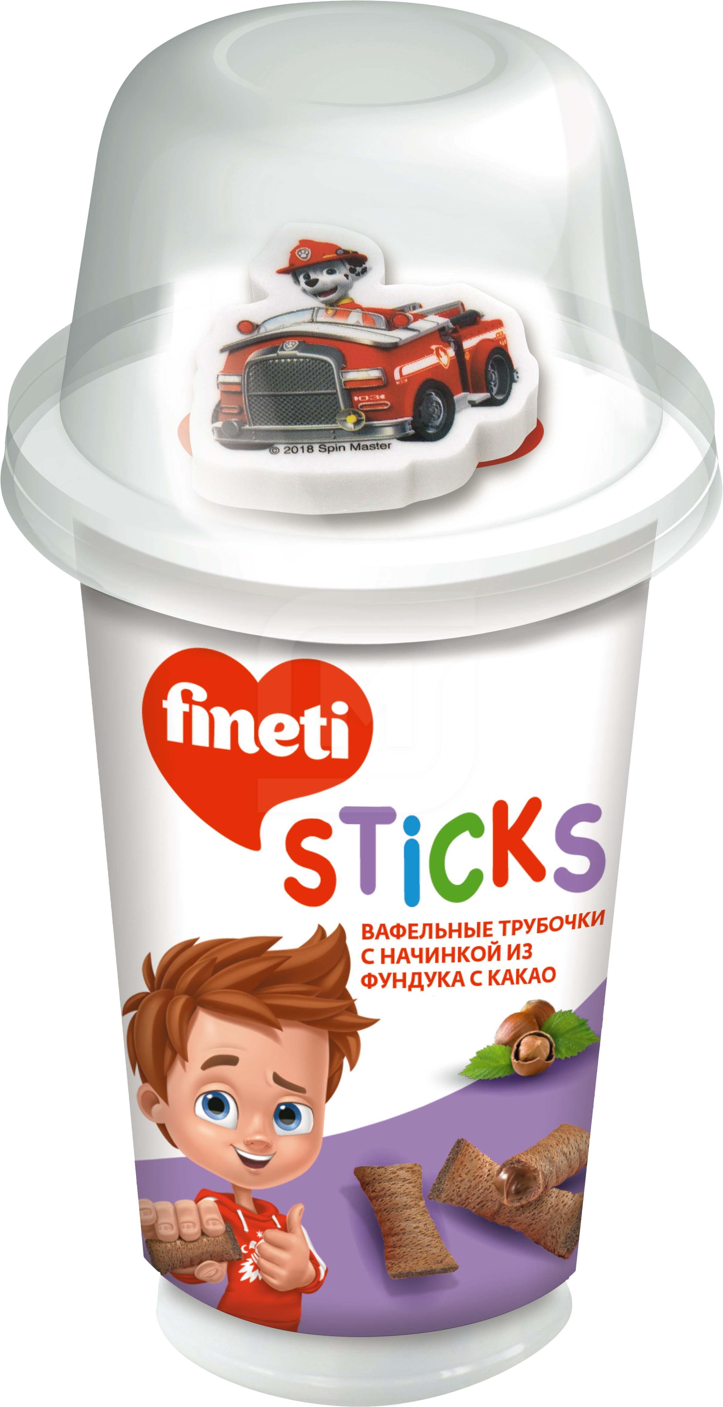 

Трубочки Fineti вафельные с начинкой из фундука с какао