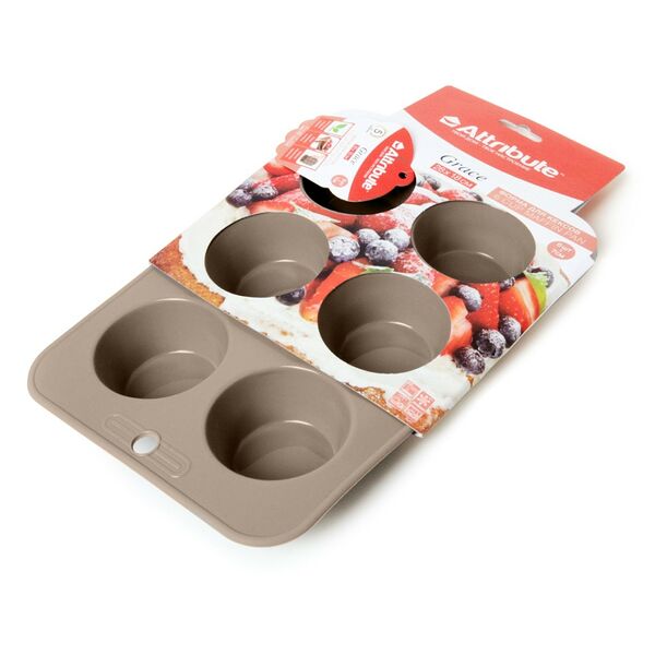 Форма для маффинов Attribute Grace, 6 ячеек, силикон