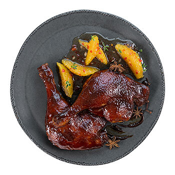 Утиная ножка по-пекински су-вид лоток Почти готово