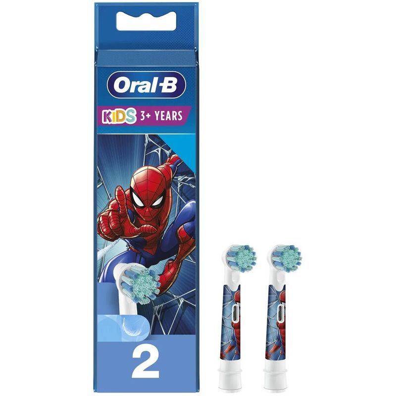 

Насадка для электрической зубной щетки Oral-B kids 2 шт.Человек-паук