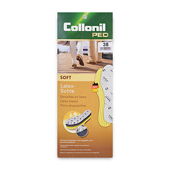 Стелька Collonil Soft мягкая из пористого латекса с покрытием из натурального хлопка размер 38