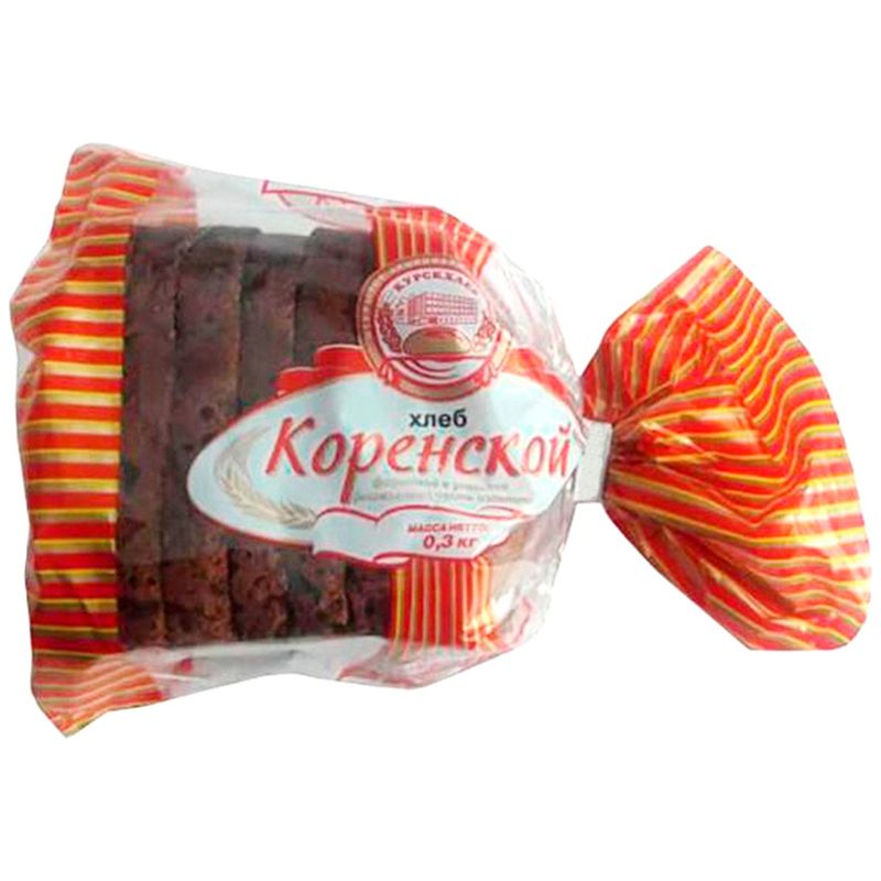 

Хлеб КУРСКХЛЕБ Коренской, в нарезке 300 г