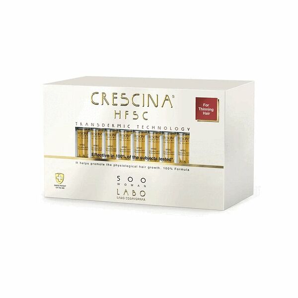 Crescina Transdermic HFSC 500 Лосьон для роста волос для женщин 40 шт