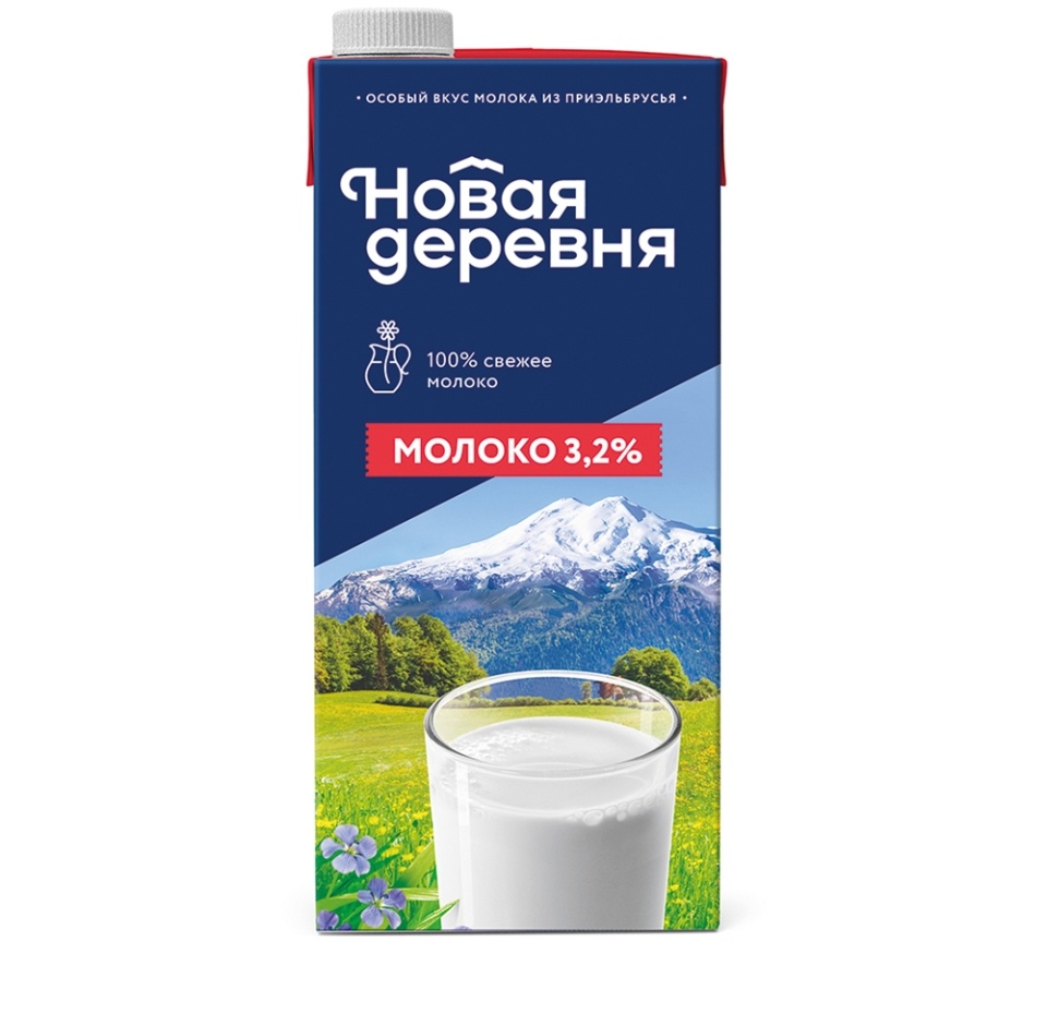 

Молоко Новая деревня 3,2% 1 кг