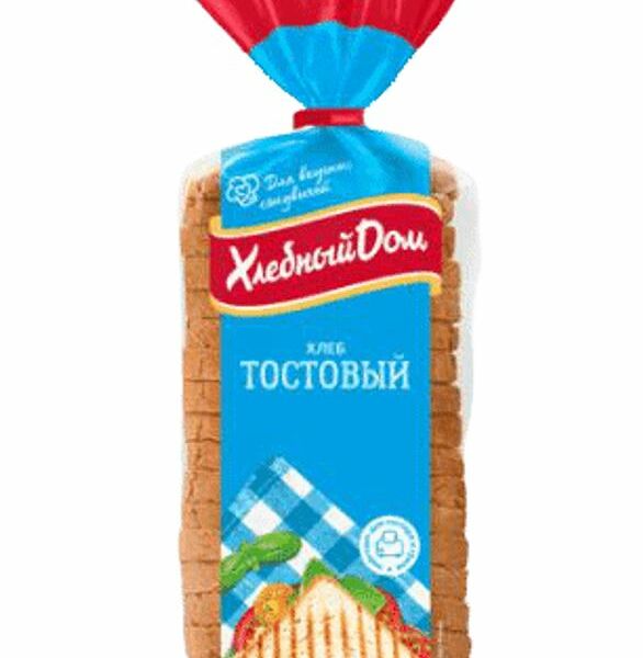 Хлеб Хлебный Дом тостовый нарезка, 500г