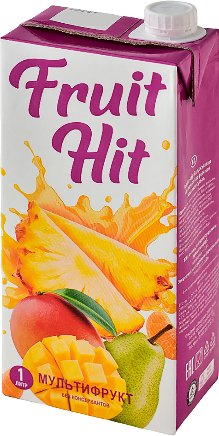 

Нектар Fruit Hit мультифруктовый 1л