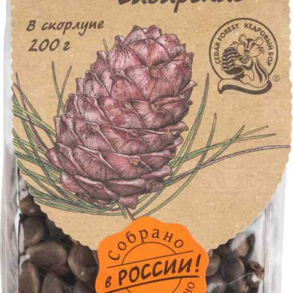 Кедровые орешки в скорлупе Сибирские Кедровый бор
