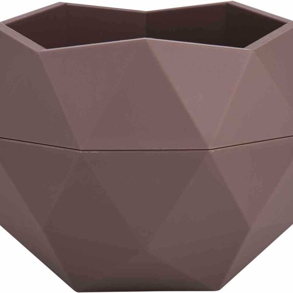 Кашпо Топаз цвет: мокко 21,8 см, 2,5 л