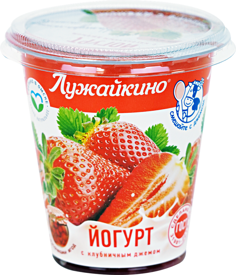 

Йогурт Лужайкино Клубника 2,5% 290 г