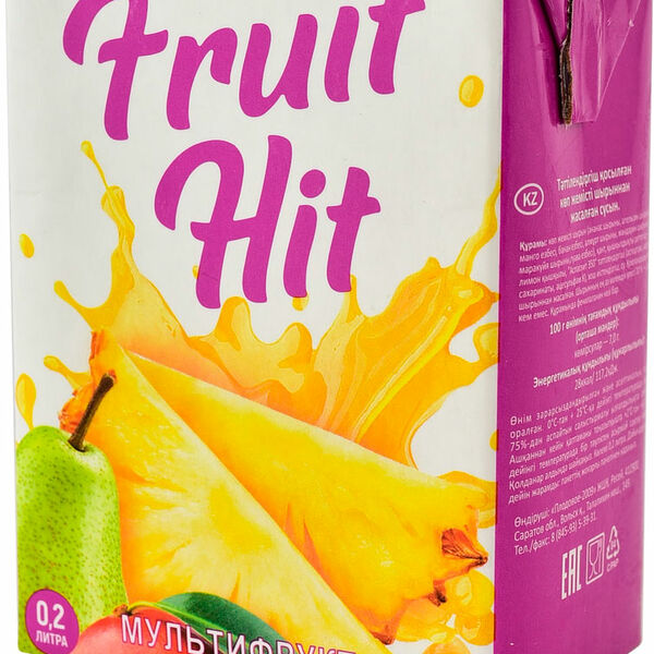 Нектар Fruit Hit Мультифруктовый 200 мл