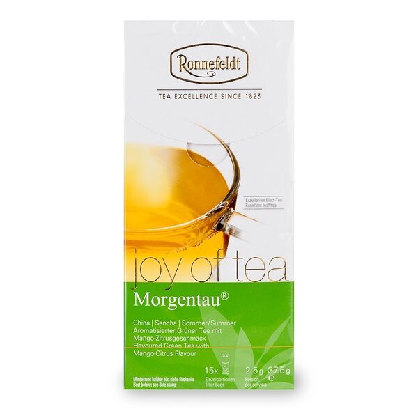 Чай зеленый Ronnefeldt Joy of Tea Моргентау со вкусом манго и цитрусовых,