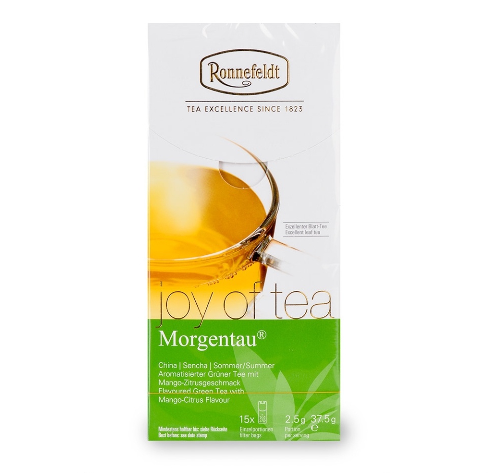 

Чай зеленый Ronnefeldt Joy of Tea Моргентау со вкусом манго и цитрусовых,