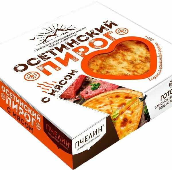 Пирог Пчелин Осетинский с мясом замороженный 500г