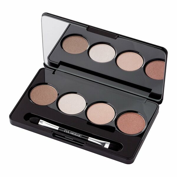 EVA MOSAIC Тени для век 4-цветные, 6,5 г, 04
