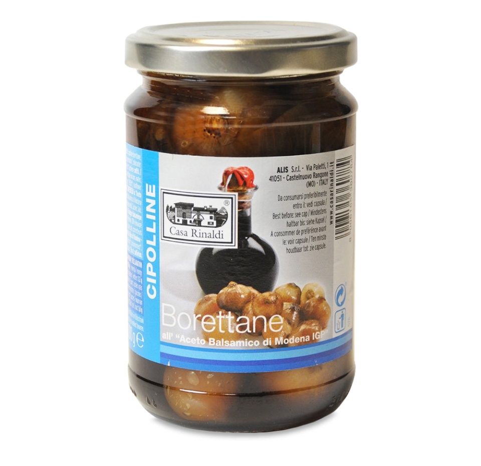 

Лучок Casa Rinaldi Бореттане в бальзамическом уксусе из Модены