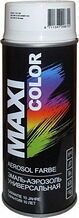 MAXI COLOR Эмаль-аэрозоль универсальная белая 400мл