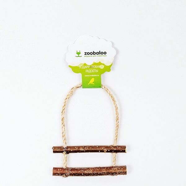 Игрушка для птиц Лесенка (2 ступени) 25 см