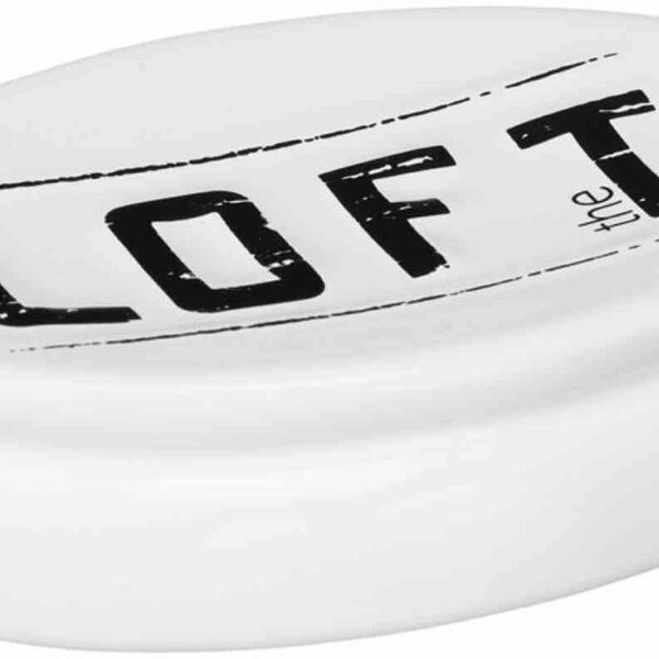 Мыльница Fora Loft цвет: белый, 13,3 см