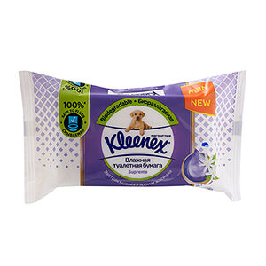 Бумага туалетная Kleenex 38шт Supreme влажная