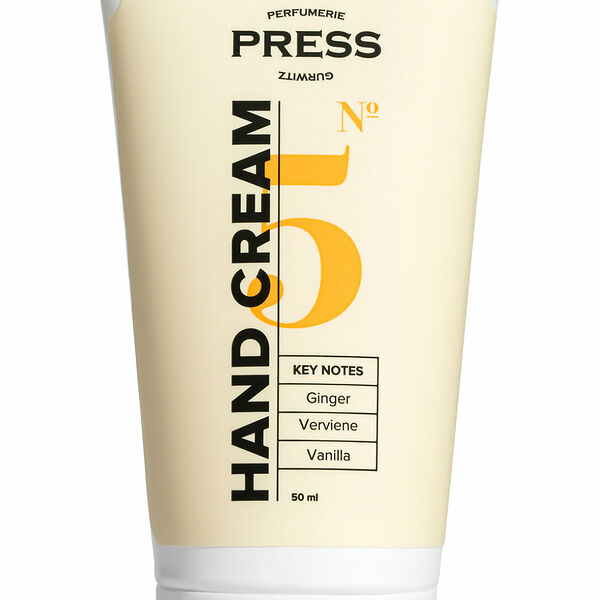 Press Gurwitz Perfumerie Крем для рук для сухой кожи Имбирь, Вербена, Ваниль 50 мл