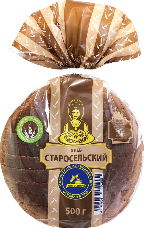 

Хлеб Самарский ХЗ №5 Старосельский 500 г