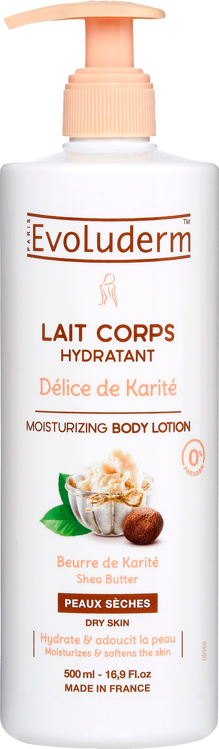 

Лосьон для тела EVOLUDERM Karite, 500 мл