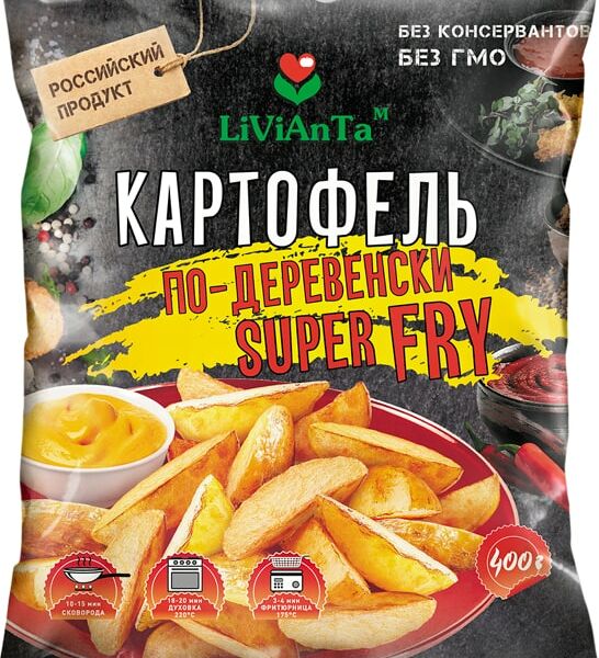 Картофель Livianta по-деревенски 400г