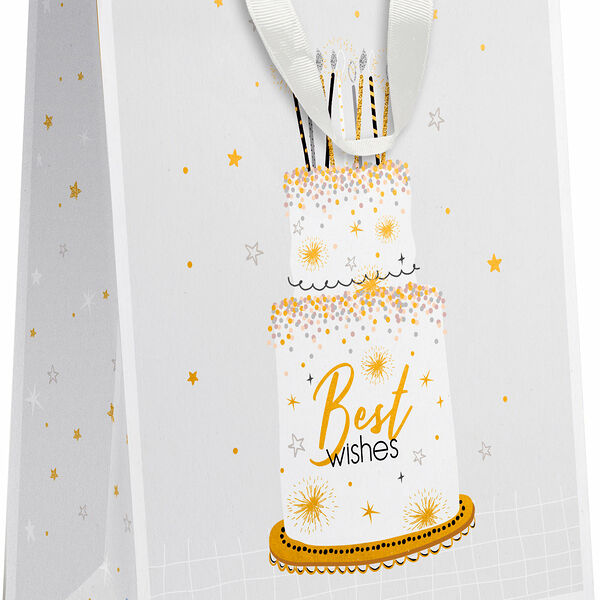 Пакет подарочный Пакетико матовая ламинация + тиснение Lvt 31.5х25.5см