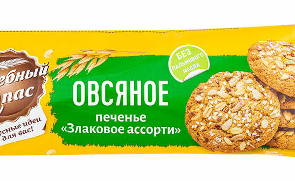 Печенье Хлебный Спас овсяная коллекция Злаковое ассорти 250г