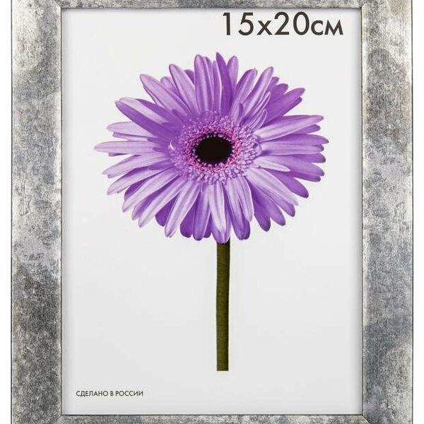 Фоторамка Tanya Матовое серебро, 15x20 см